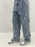 Jeans style-trim blue