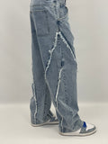 Jeans style-trim blue