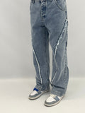 Jeans style-trim blue