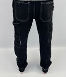 Cargo denim black