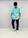 T-shirt aqua blue