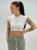 Crop top white