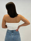 Top bustier white