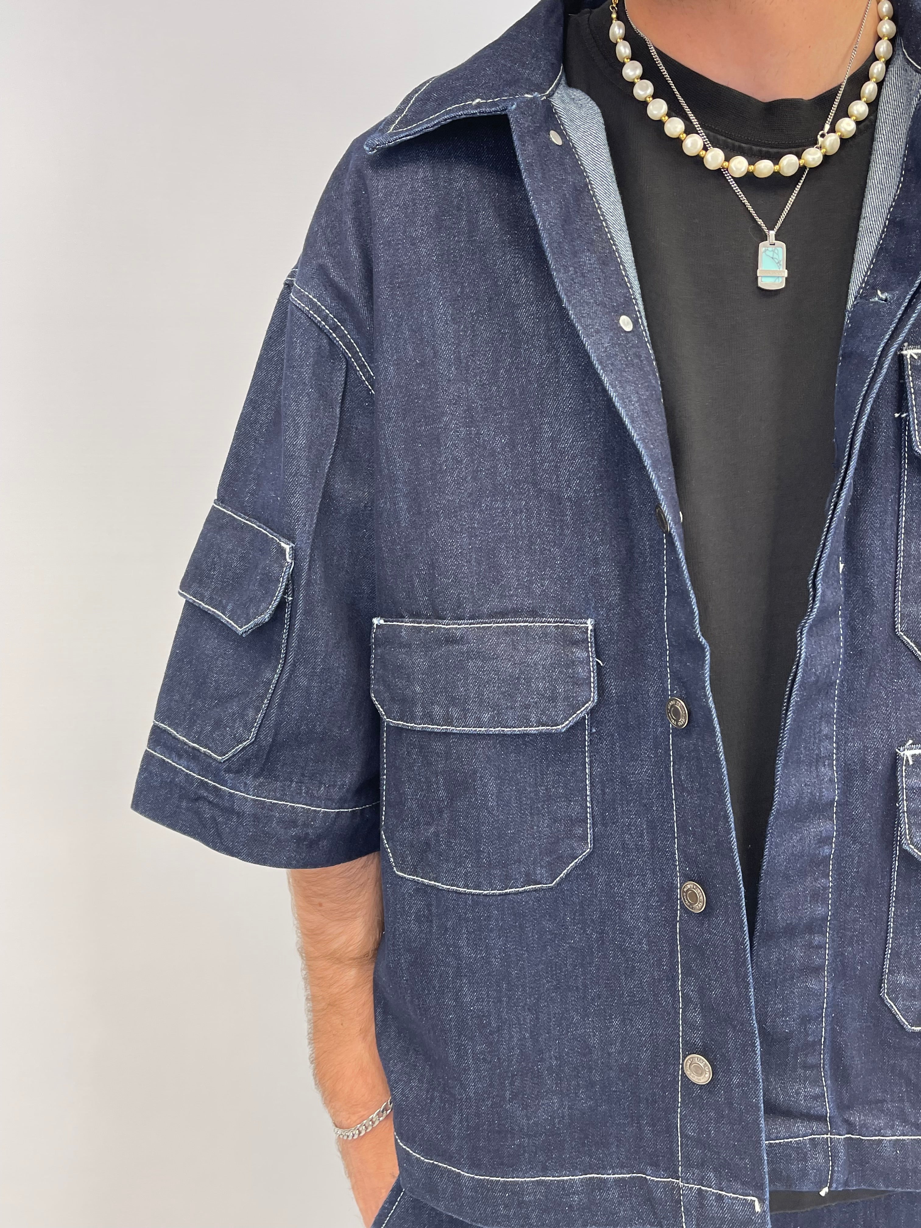 Ensemble DENIM OVERSIZE blue dark